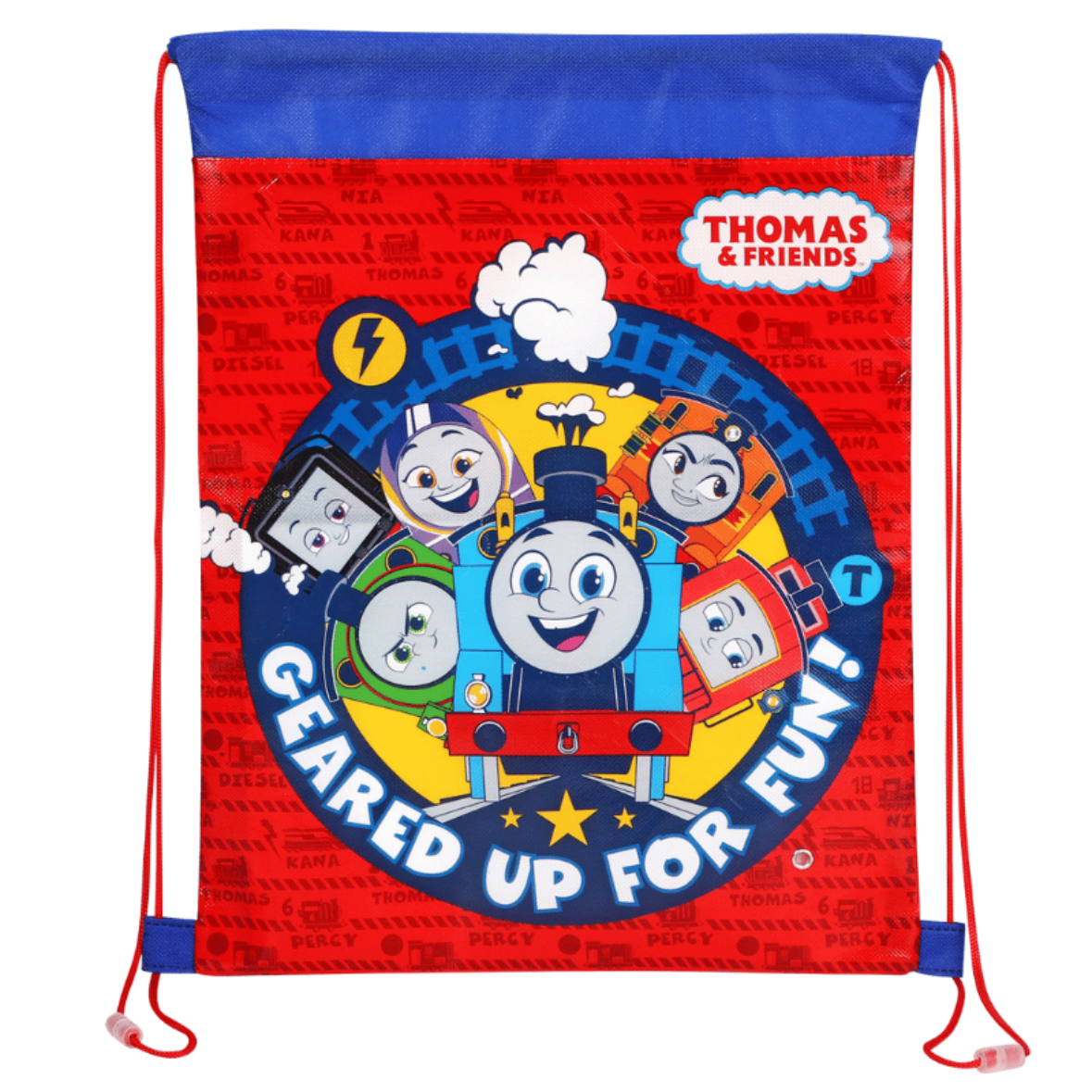 Thomas And Friends drawstring swim/ sports bag