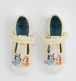 Bluey girls canvas pumps shoes
