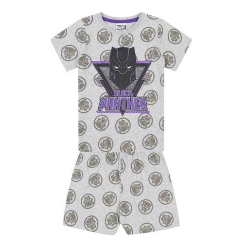 Black Panther boys short pyjamas set