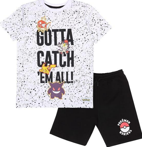 Pokemon boys short pyjamas set