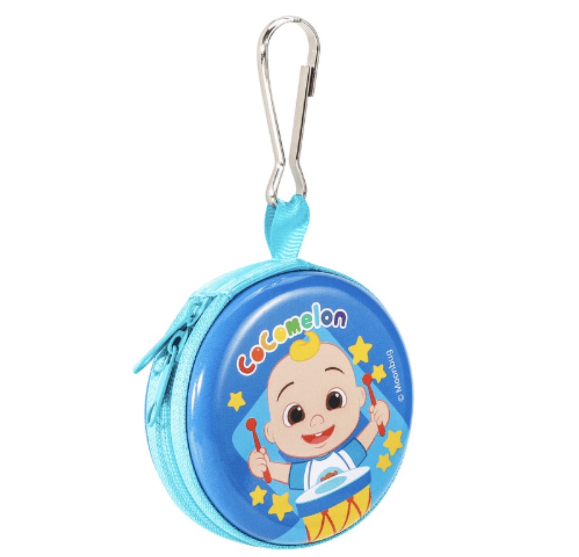 Cocomelon metal coin purse keychain