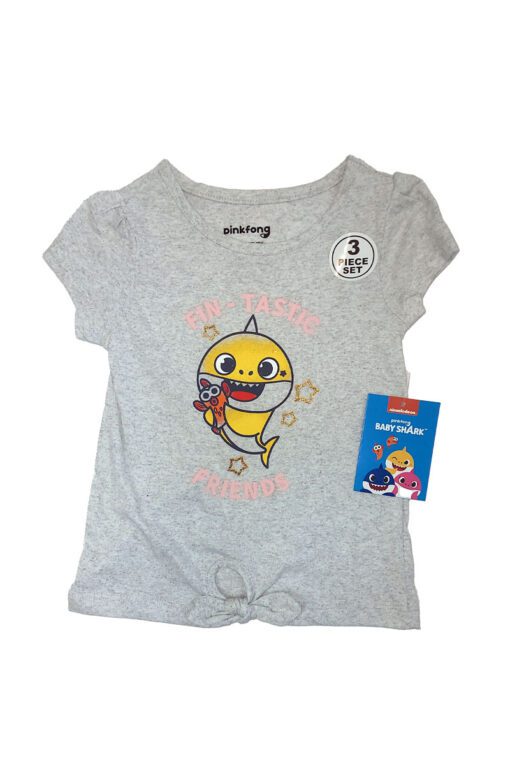 Baby Shark 3 piece outfit set