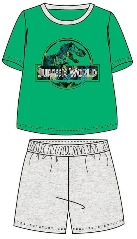 Jurassic Park boys short PJs