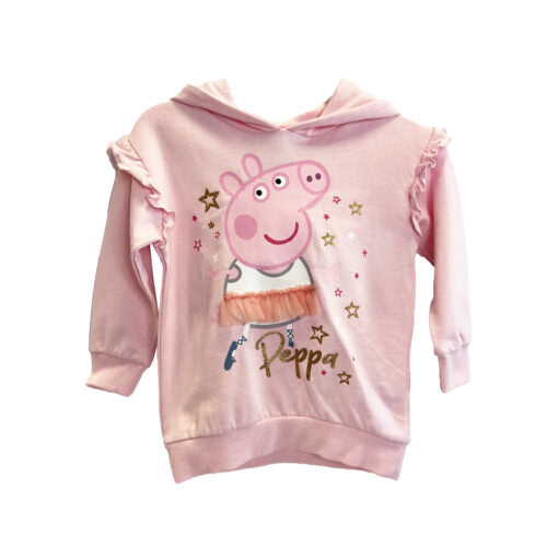 Peppa Pig pink hooded jumper